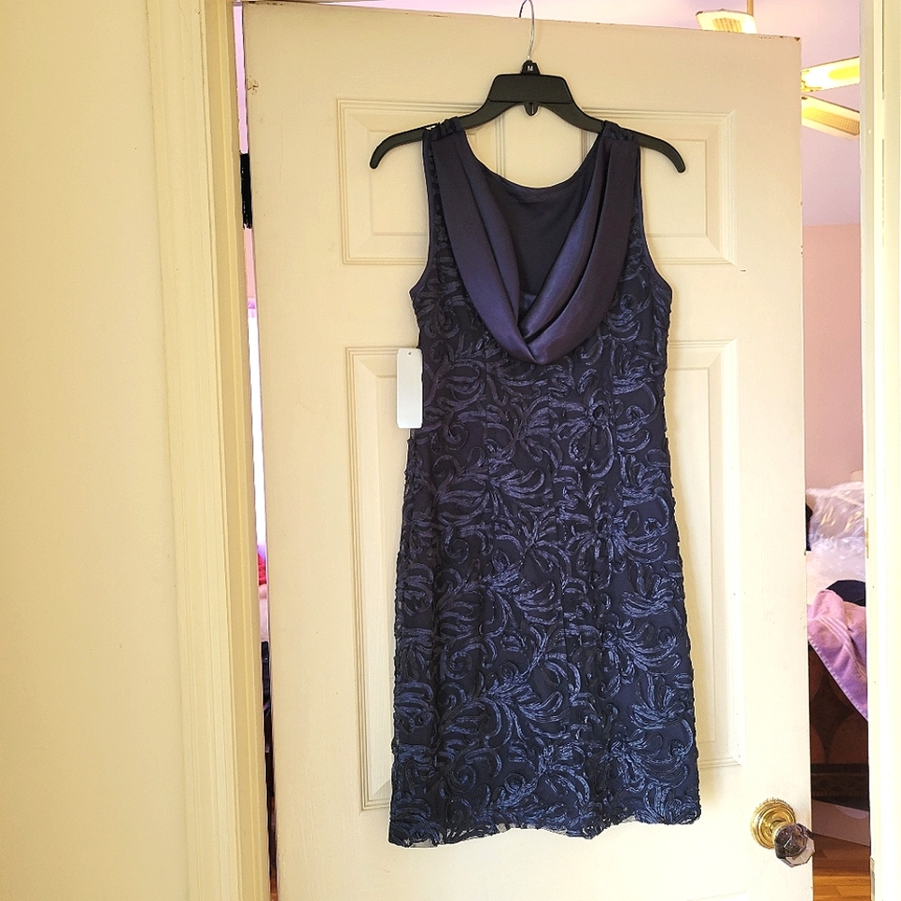 Fox's Navy Blue Midi Dress NWT